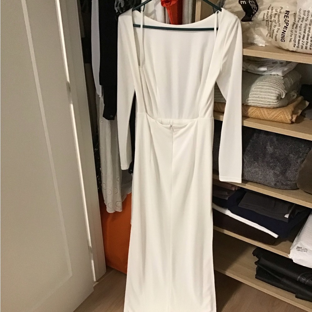 Long white dress